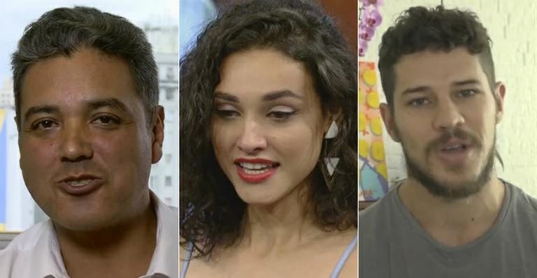 Valdecir, Débora Nascimento e José Loreto - TV Globo/Reprodução