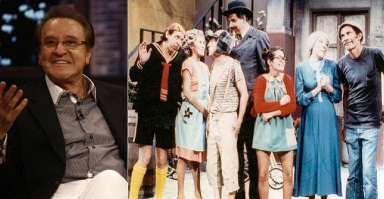 Carlos Villagran e elenco de Chaves - SBT/Divulgação