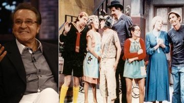 Carlos Villagran e elenco de Chaves - SBT/Divulgação