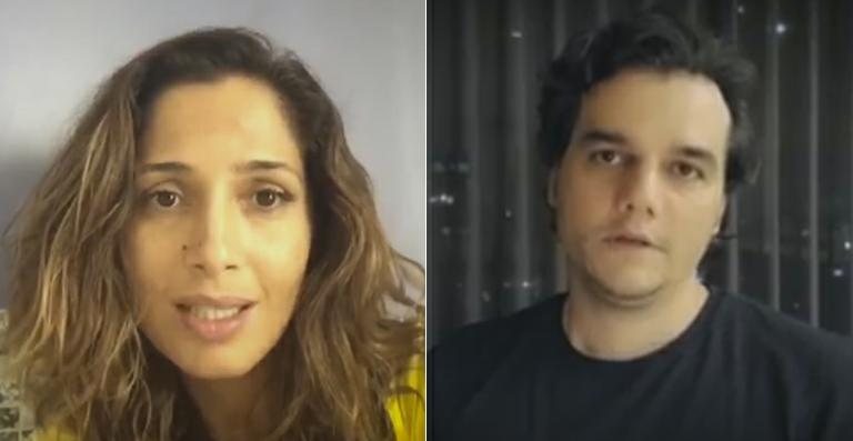 Camila Pitanga e Wagner Moura na campanha '#SomosLivres' - Reprodução / Facebook