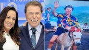 Silvia Abravanel mostra Silvio Santos passeando de jegue no Caribe - Lourival Ribeiro/SBT