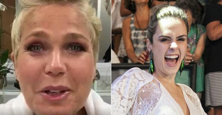 Xuxa grava vídeo e manda recado para Ana Paula Renault - Twitter/Reprodução e TV Globo/Divulgação