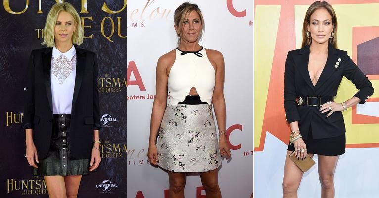 Charlize Theron, Jennifer Aniston e Jennifer Lopez - Getty Images