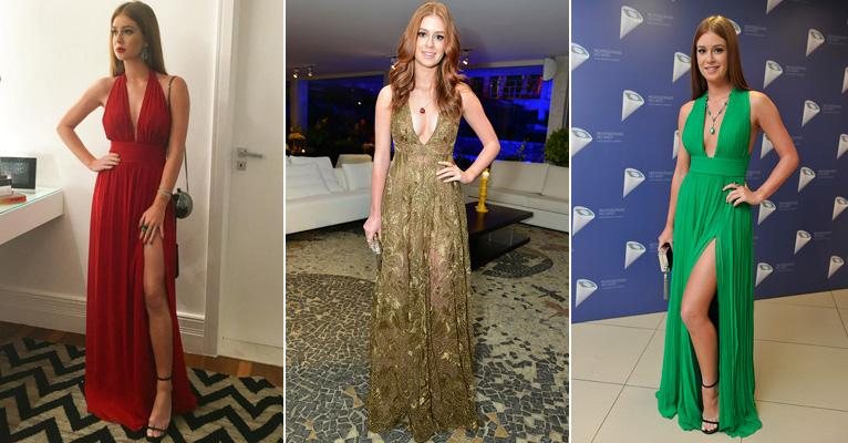 Marina Ruy Barbosa: vestidos longos para casamentos - Photo Rio News/Instagram/TV Globo