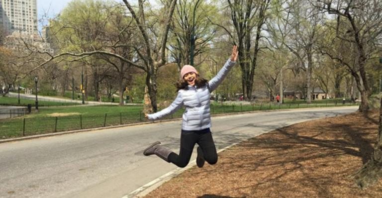 Maisa no Central Park, em Nova York - Instagram/Reprodução