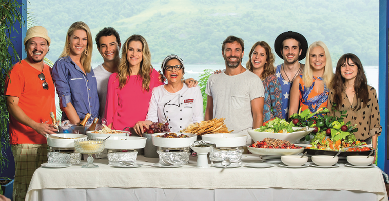 Fábio Lago, Ana Hickmann, Anderson Di Rizzi, Ingrid Guimarães, a chef Lourdes Bottura, Marcelo Faria, Ana Rios, Fiuk, Aline Fanju e Bianca Comparato - CADU PILOTTO, CÉSAR ALVES E FABRIZIA GRANATIERI