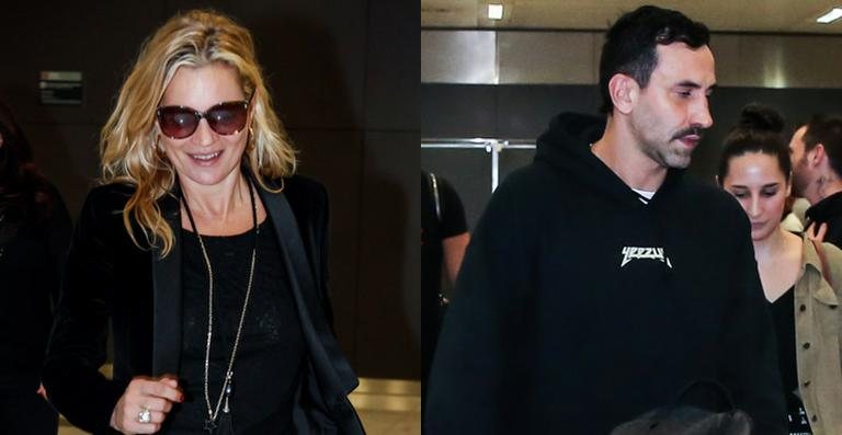 Kate Moss e Ricardo Tisci desembarcam em São Paulo - Manuela Scarpa / Brazil News