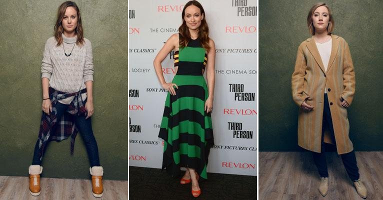 Brie Larson, Olivia Wilde e e Saoirse Ronan - Getty Images