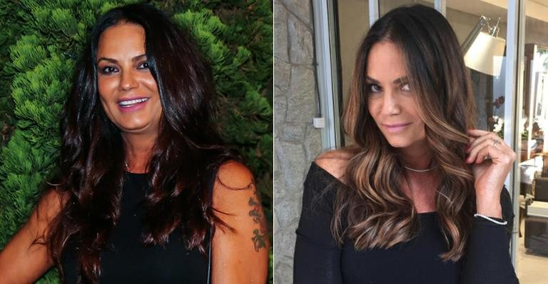 Luiza Brunet: antes e depois - Manuela Scarpa/Brazil News e Instagram/Reprodução