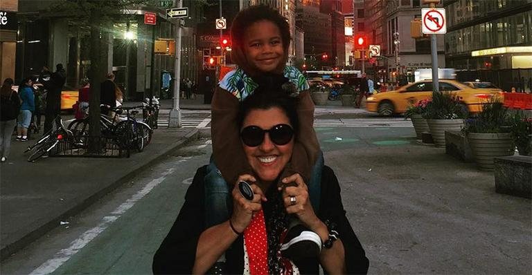 Regina Casé com o filho, Roque - Reprodução Instagram