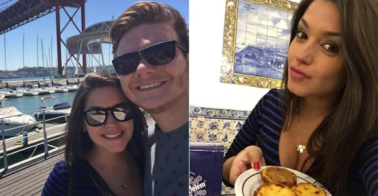 Thais Fersoza e Michel Teló em Portugal - Instagram/Reprodução