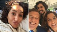 Camila Pitanga mostra foto com Antonio Fagundes e Gabriel Leone - Instagram/Reprodução