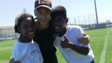 Neymar, Lara e Luan - Divulgação