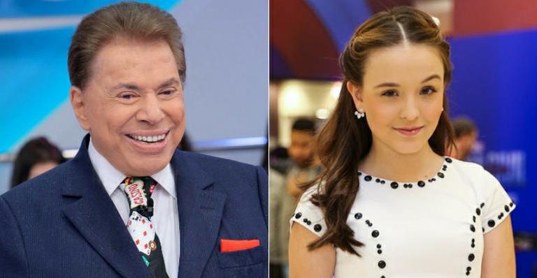 Silvio Santos e Larissa Manoela - Lourival Ribeiro/SBT e Brazil News