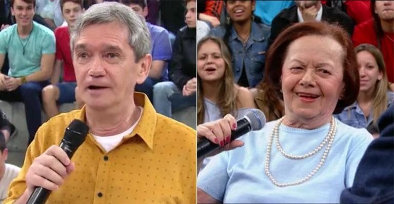 Serginho Groisman e a mãe, Ana - Reprodução TV Globo