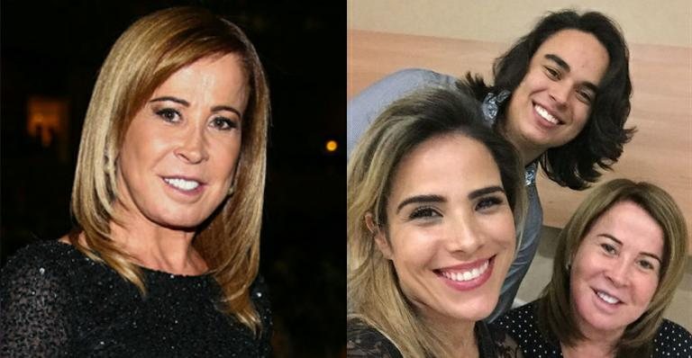 Zilu Camargo posa com os filhos, Wanessa e Igor - BrazilNews e Instagram/Reprodução