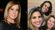 Zilu Camargo posa com os filhos, Wanessa e Igor - BrazilNews e Instagram/Reprodução