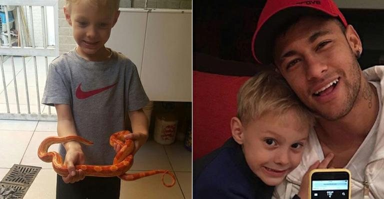 Davi Lucca e Neymar - Instagram/Reprodução