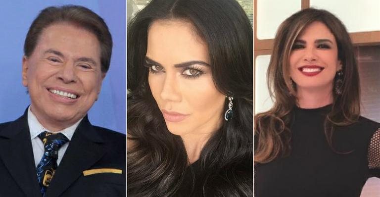 Silvio Santos, Daniela Albuquerque e Luciana Gimenez - Lourival Ribeiro/SBT e Instagram/Reprodução