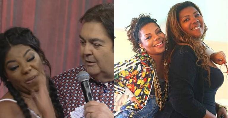 Ludmilla chama mãe de velha e ganha resposta sincerona de Faustão - TV Globo e Instagram/Reprodução