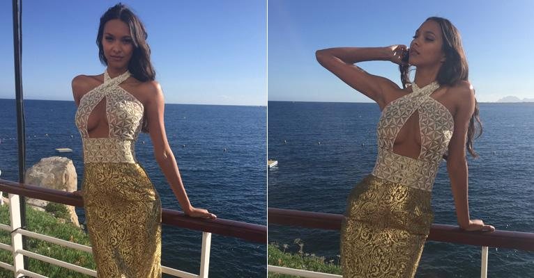 Top Lais Ribeiro surge deslumbrante em Cannes - Divulgação