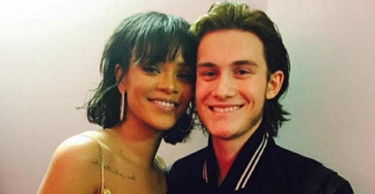 Rene Charles, filho de Celine Dion, e Rihanna - Instagram/Reprodução