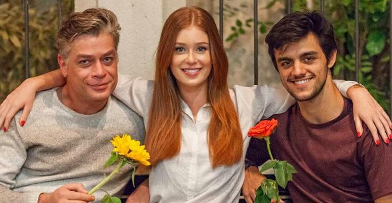 Fabio Assunção, Marina Ruy Barbosa e Felipe Simas - Instagram/Reprodução