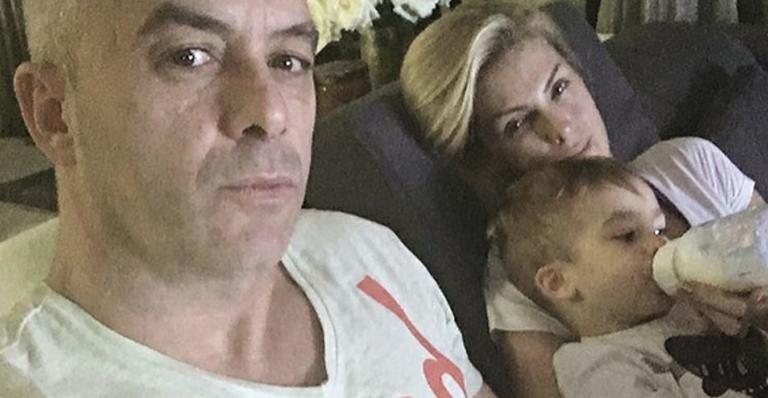 Alexandre Corrêa, Ana Hickmann e Alexandre Jr. - Reprodução / Instagram