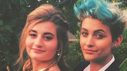 Paris Jackson exibe fios azuis em baile de formatura - Reprodução/Instagram