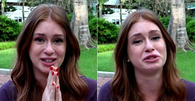 Marina Ruy Barbosa se emociona com o fim da novela das 7: 'Dá uma solidão' - Reprodução TV Globo