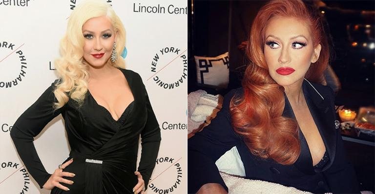 Christina Aguilera muda o visual - Getty Images/ Reprodução Instagram