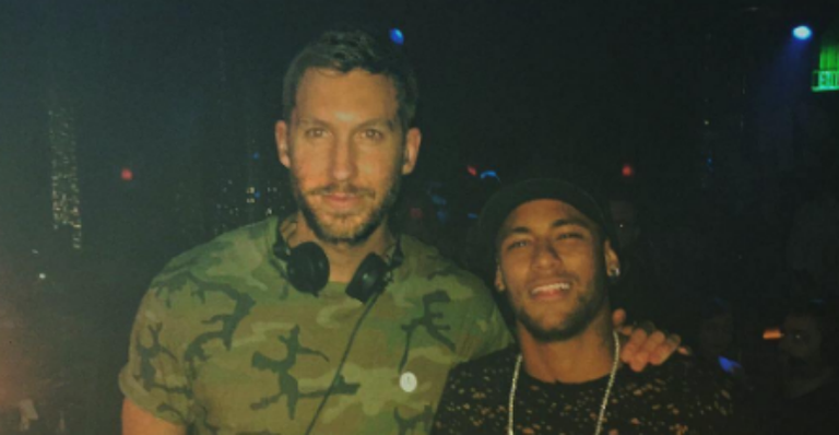 Calvin Harris posa com Neymar nos EUA - Reprodução/ Instagram