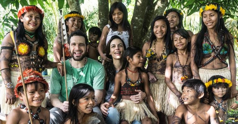 Caco Ciocler e Luisa Micheletti: viagem à Amazônia - Rogério Assis/ Greenpeace