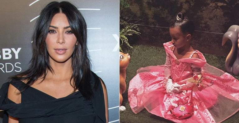 Kim Kardashian comemora aniversário de North West na Disney - Getty Images/ Reprodução/Instagram