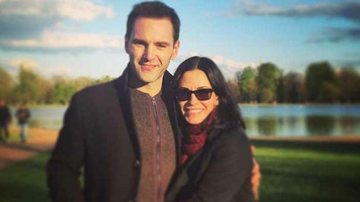 Johnny McDaid e Courteney Cox - Reprodução / Twitter