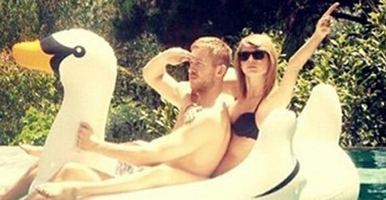 Taylor Swift e Calvin Harris - Reprodução / Instagram