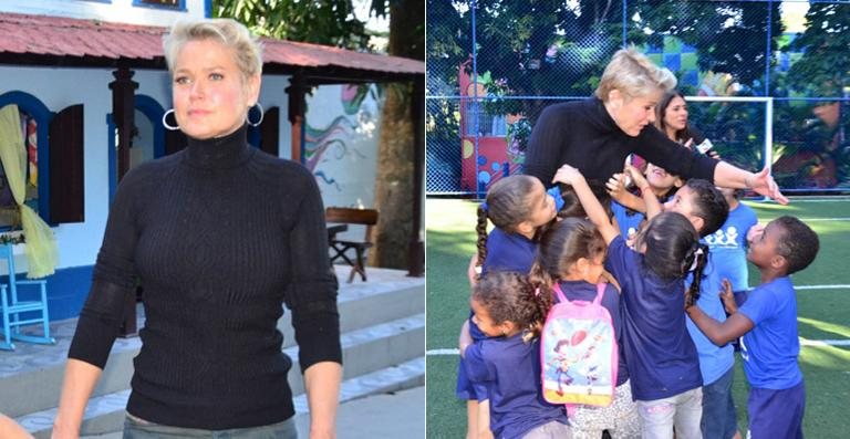 Xuxa visita a sua fundação no Rio de Janeiro - Robson Barreto / Brazil News