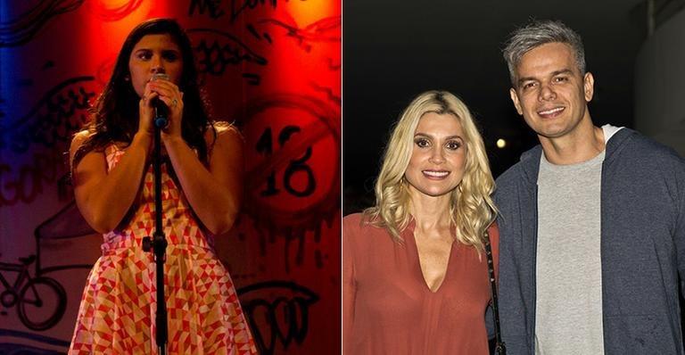 Flávia Alessandra e Otaviano Costa aplaudem Giulia Costa em sua estreia no teatro - Milene Cardoso/Brazil News