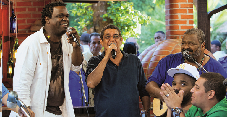 Marcelinho Moreira, Zeca e Arlindo Cruz no espírito do samba - FABRIZIA GRANATIERI