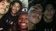 Neymar e Medina se divertem em show de Thiaguinho - Reprodução/ Instagram/ Snapchat