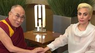 Lady Gaga e Dalai Lama - Reprodução/ Instagram