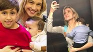 Fernanda Gentil com Lucas e Gabriel - Instagram/Reprodução