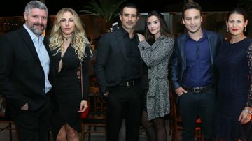 Fabio Villa Verde com Regiane Cesnique,Marcos Pasquim e Aline Fernandez, Rodrigo Andrade e Joyce Andrade - ROBERTO FILHO / BRAZIL NEWS