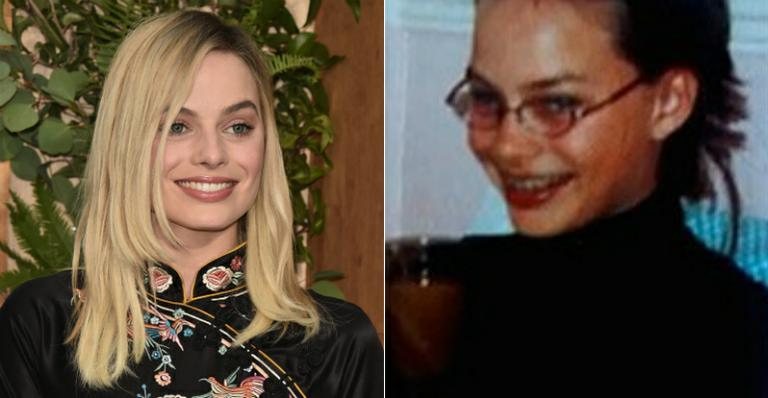 Margot Robbie surge irreconhecível em foto de adolescência - GettyImages e Reprodução