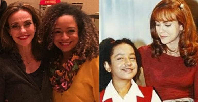 Flávia Monteiro reencontra Aretha Oliveira, intérprete de Pata em Chiquititas - Instagram/Reprodução