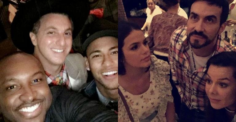 Neymar e Bruna Marquezine se reencontram em festa de Luciano Huck - Reprodução