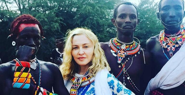 Madonna visita o Quênia - Reprodução / Instagram