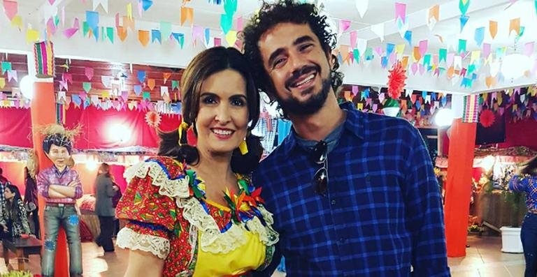 Fátima Bernardes e Felipe Andreoli - Reprodução / Instagram