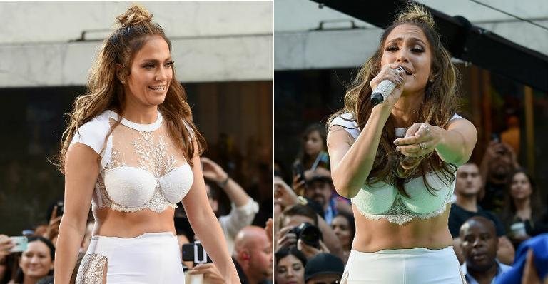 Jennifer Lopez canta para sobreviventes e familiares das vítimas do atentado em Orlando - Getty Images