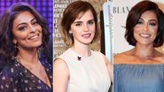 Corte trapézio de Juliana Paes e Emma Watson - Divulgação/TV Globo/	Manuela Scarpa / Brazil News/Getty Images